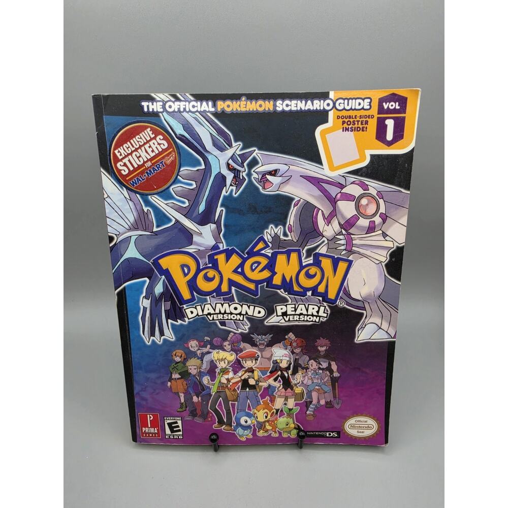 Nintendo DS Vol 1 The Official Pokémon Diamond & Pearl Scenario Guide No Poster